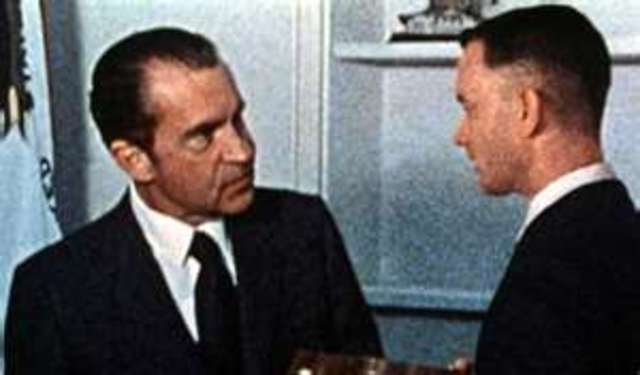 Forrest meets President Nixon