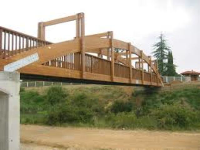 puente de madera