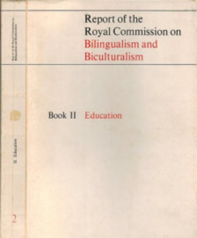 The Royal Commission on Bilingualism and Biculturalism