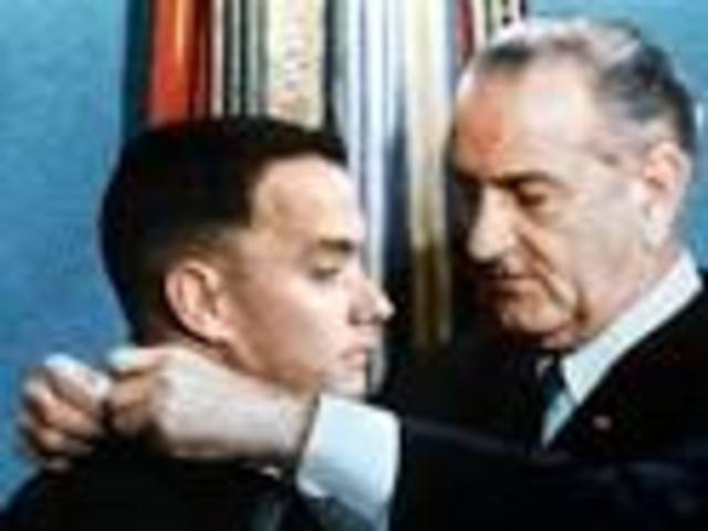 Forrest receives Medal of Honor and meets President Lyndon B. Johnson