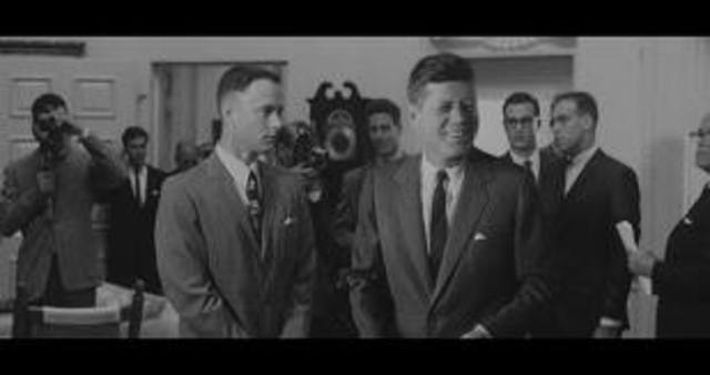 All-American Team meets President John F. Kennedy