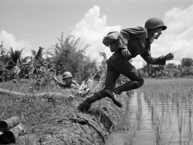 First combat mission between the US and Vietcong
