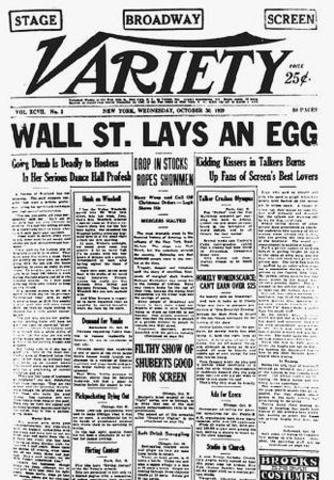 The Stock Market Crash