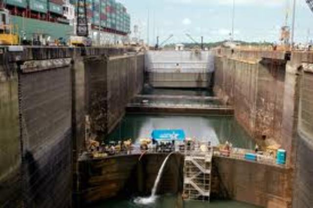 Panama Canel Opens