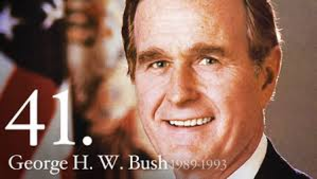 Election of George H.W. Bush