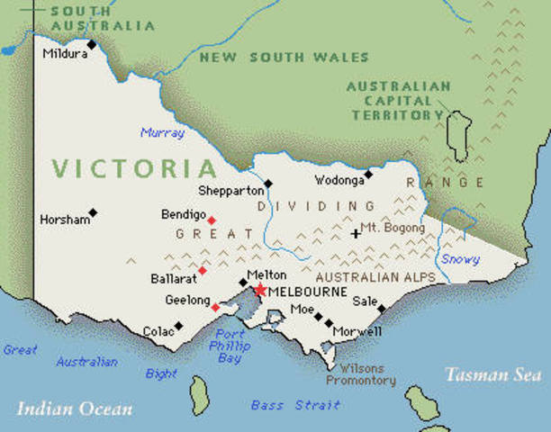 Colony of Victoria created