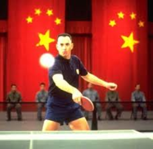 Forrest discovers ping-pong