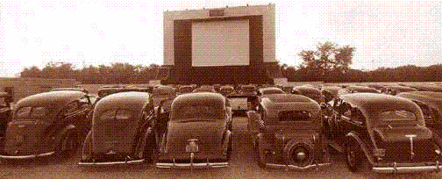 Drive-thru movie theaters