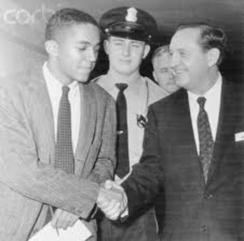 Meeting between Eisenhower and Faubus