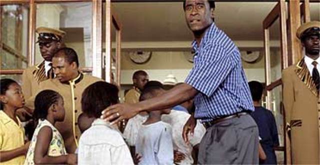 Arrival at "Hotel Rwanda"