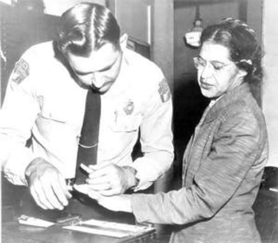 Rosa Parks stands up for her rights