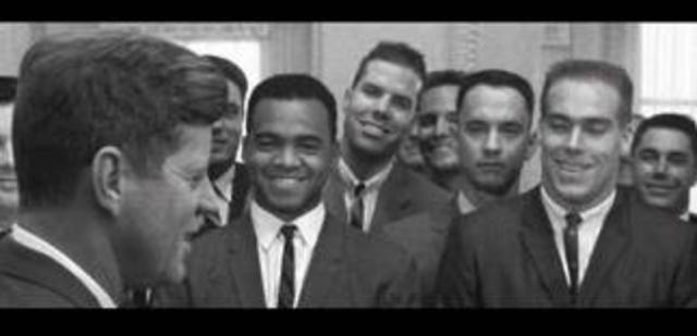 All-American Team Meets Pres. JFK