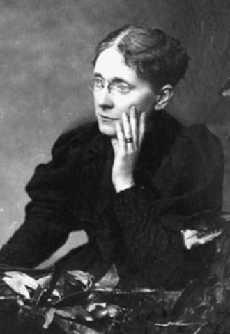 Frances Willard is elected President of the WCTU