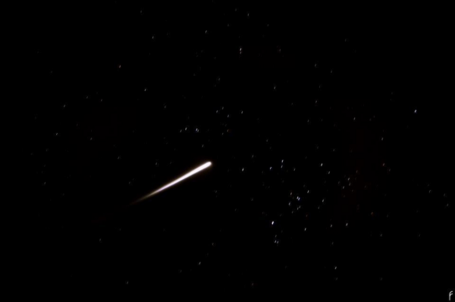 Meteor shower in Weston, Connecticut