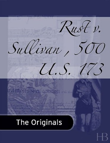 Rust v. Sullivan