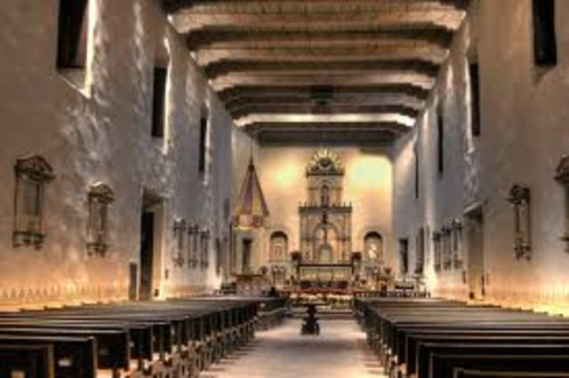 The church was replaced