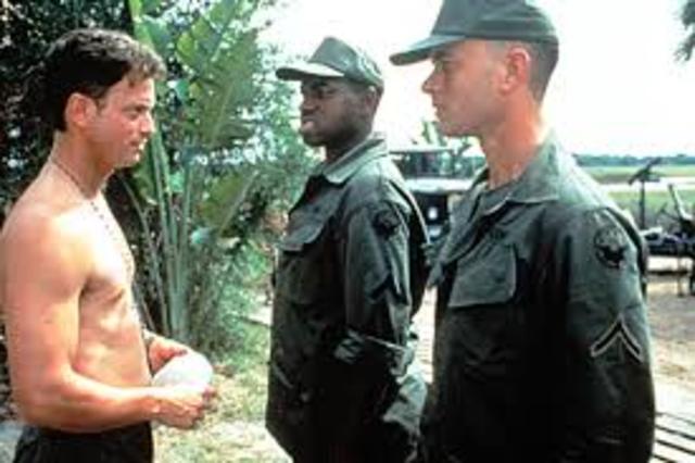 Forrest enters the Vietnam War