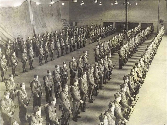 “D” Company of Grenadiers surrender