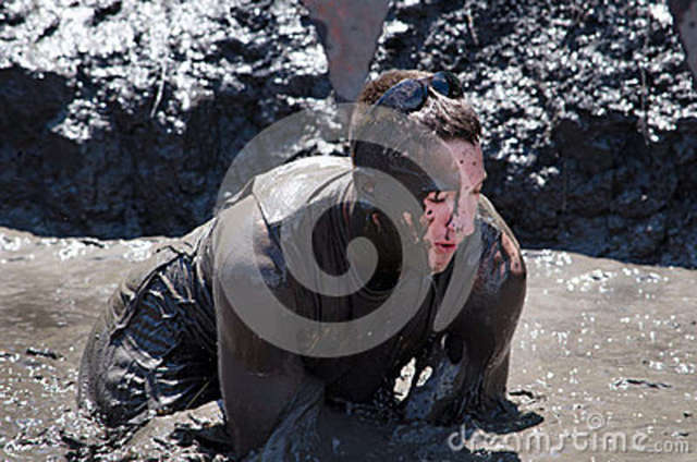 Kiowa sinks into a field of waste