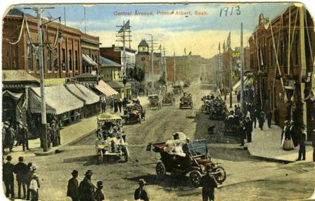 Jack arrives in Prince Albert(P.A. 1913)