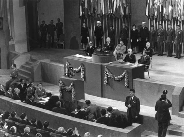 Truman Speaks to Nation