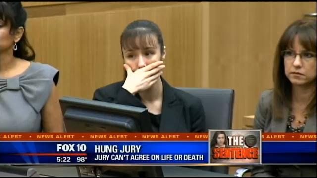 Jodi Arias sentencing: Hung jury in penalty phase