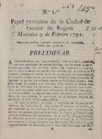Fundaciòn del periodico Colombiano