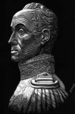 GRABADO DEL LIBERTADOR SIMON BOLIVAR