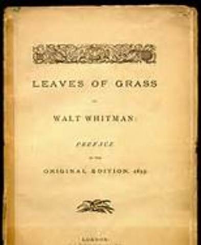 Walt Whitman publishes Leaves of Grass