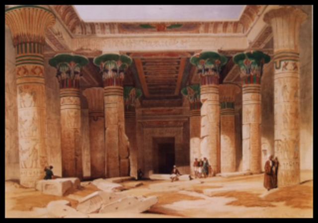 L'hypostyle du temple de Philae