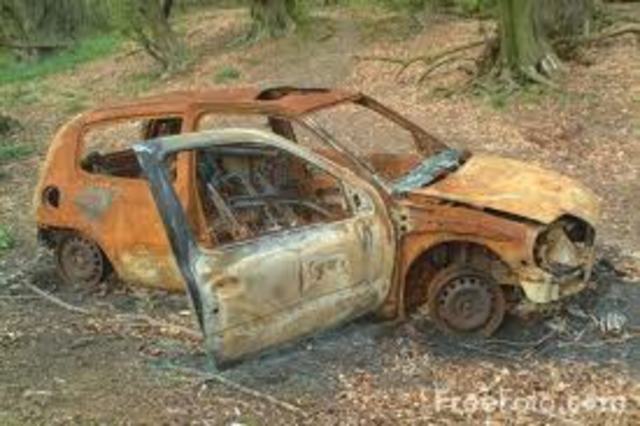 Car found burnt