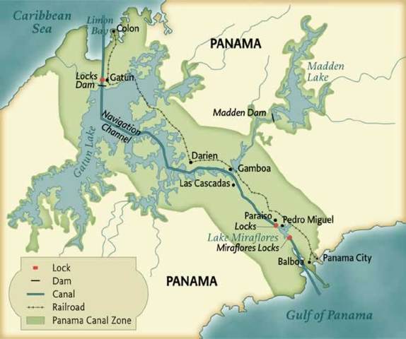 Panama Canal Zone dissolved