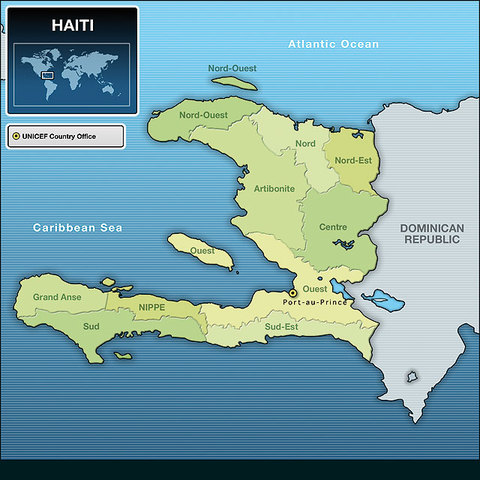 Spain gives the west of the island (Haití) to France via the Ryswick Treaty. At the time, it is called Saint Domingue.