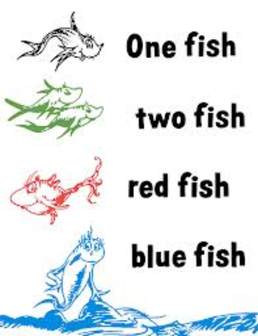 poem - Dr Suess Red Fish Blue Fish