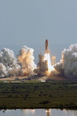 First Space Shuttle Launch