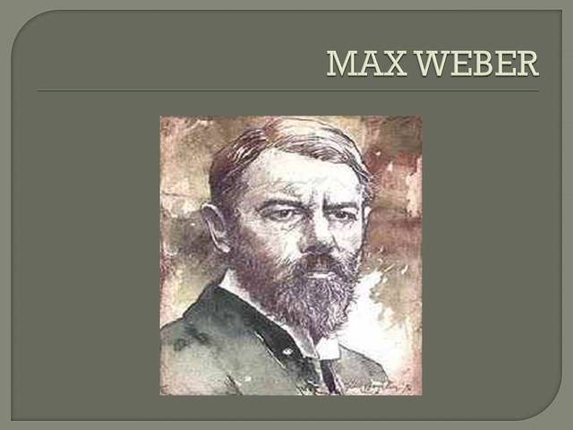 NACE MAX WEBER