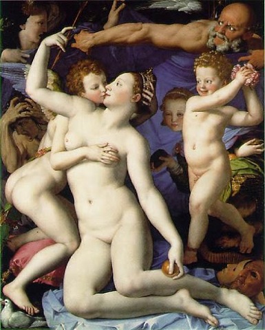 Allegoria del trionfo di Venere : Agnolo Bronzino
