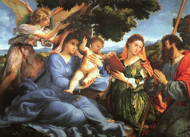 Madonna col Bambino : Lorenzo Lotto