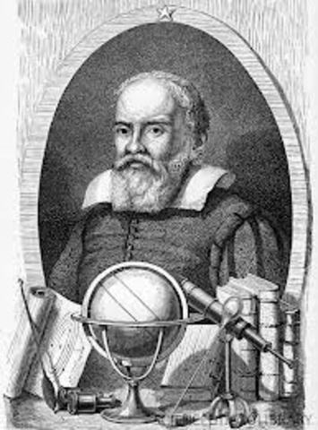 Galileo creates and uses a telescope for the first time.