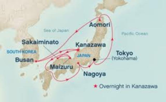 Phileas Fogg reached Japan