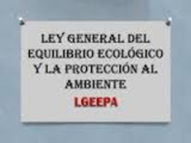 La Comisión de Ecología y Medio ambiente de la LVII Legislatura de la Cámara de Diputados, solicitó la reforma al articulo 39 de la LGEEPA