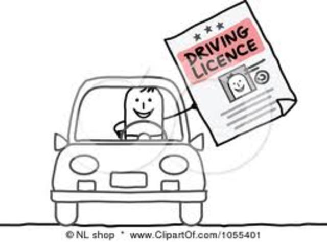 Recieved my Driver's License
