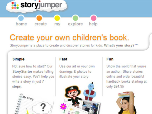 Create a story jumper account