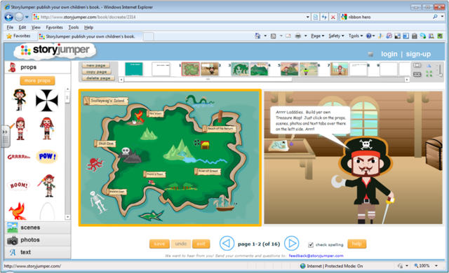 Begin using storyjumper