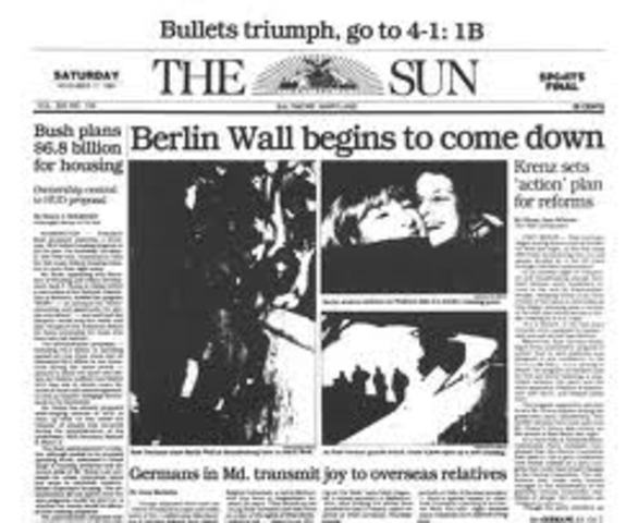 Berlin Wall Falls