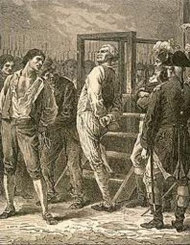 Danton and his Supporters are Executed