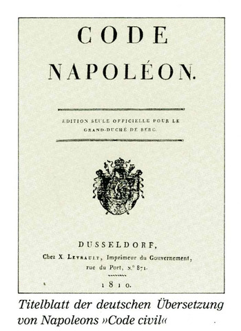 Napoleon Introduces "La Code Napoleon"