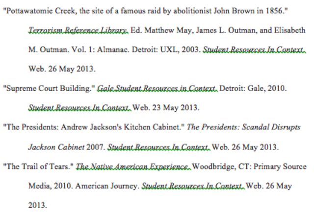 Works Cited Continued