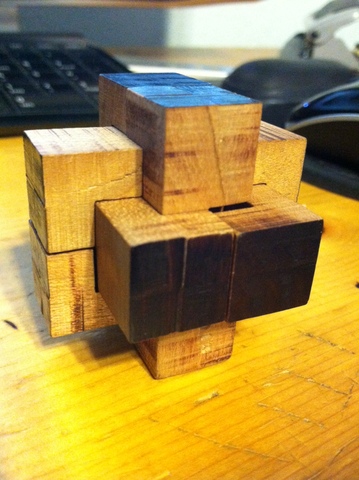The First Burr Puzzle that I made