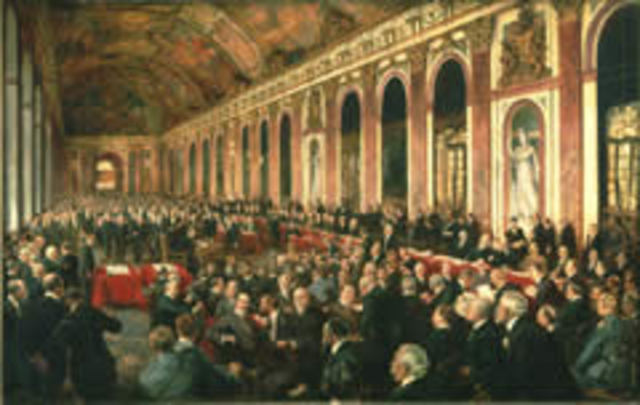 Treaty of Versailles signed